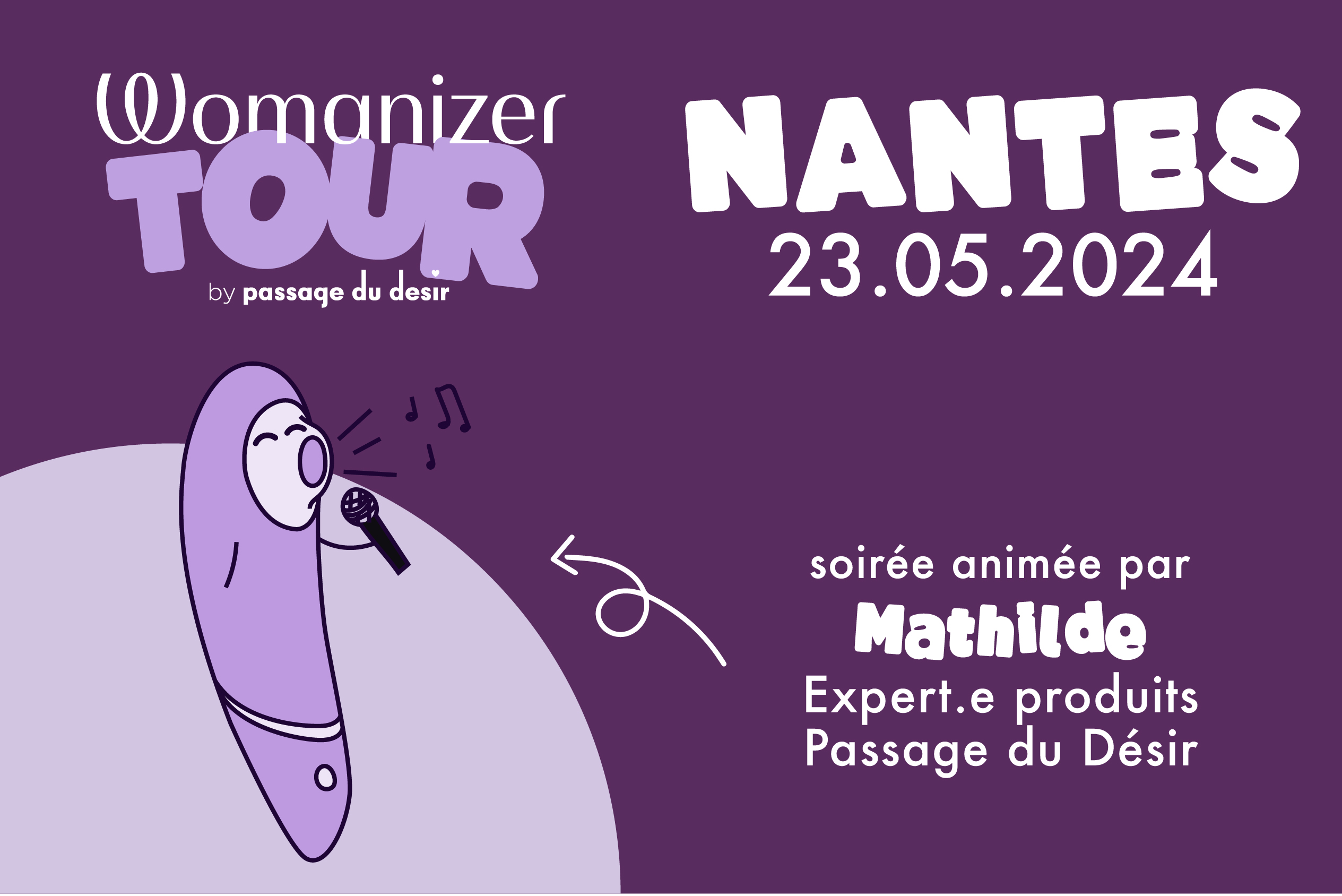 Womanizer tour Paris boutique Sainte Croix